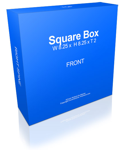 Square software box ecover actions
