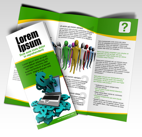 Tri Fold Brochure cover actions
