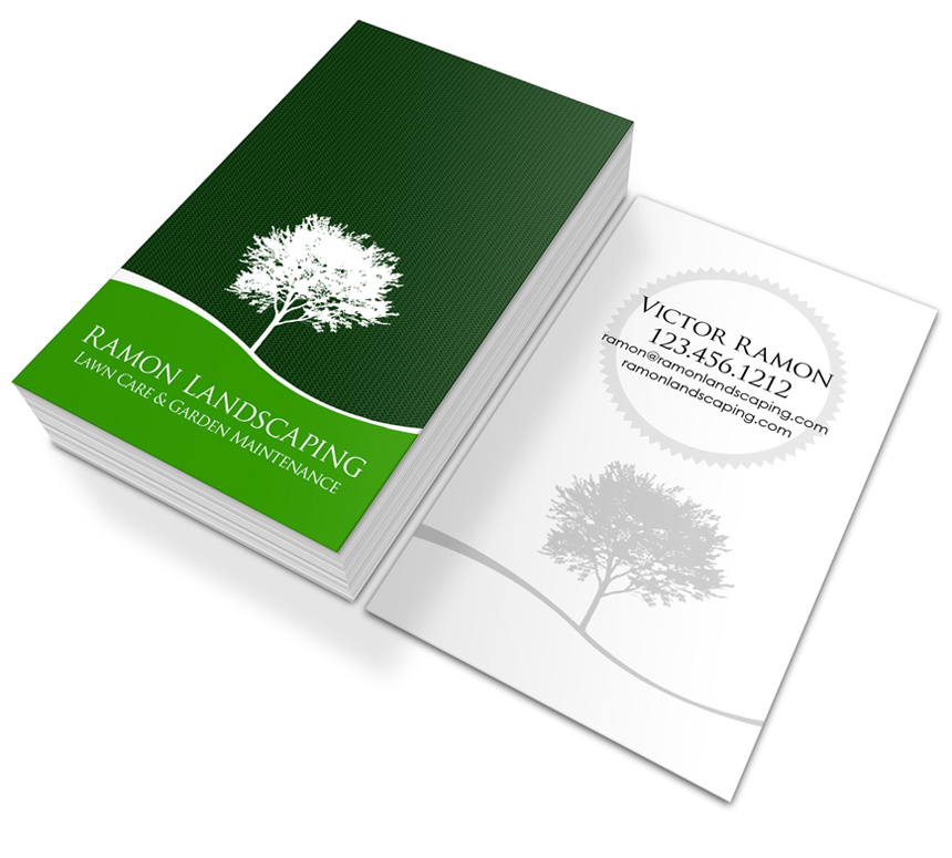 Vertical 90x55mm Business Card PSD Template