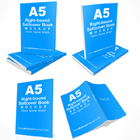 A5 Right Bound Paperback Book 10mm Spine Width Mockup Set- PT.1