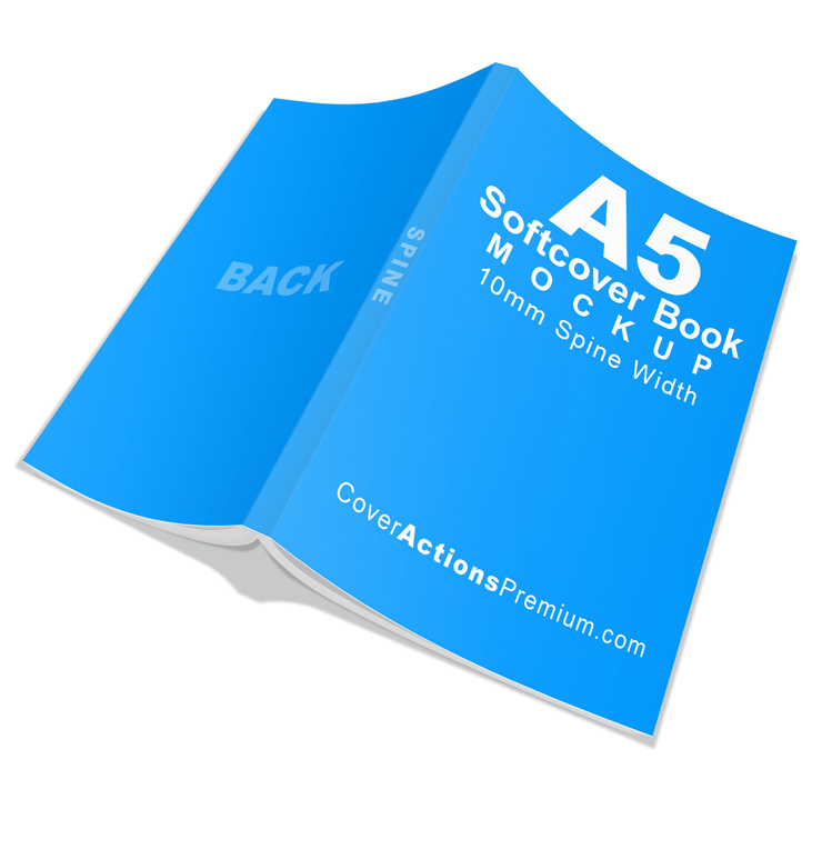 A5 Softcover Book Mockup