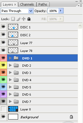 DVD stack mockup