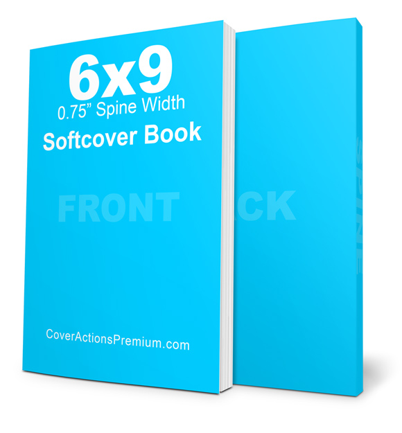 6x9 softcover book mockup- 270 pages