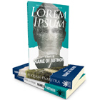 129 x 198 3x Softcover Book Set Mock Up 