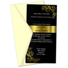 10.5 x 20.5 cm Invitation Card Mockup - Photoshop Action