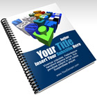Cover Actions- 8.5 x 11 Spiral Bind Book Mockup Cover Actions