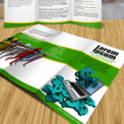 8.5 x 11 tri fold brochure mockup