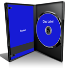 open dvd Case mockup template